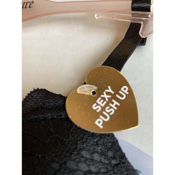 Juicy Couture Push Up Sexy Glam Lace Bra Sz 34B - Picture 5 of 9